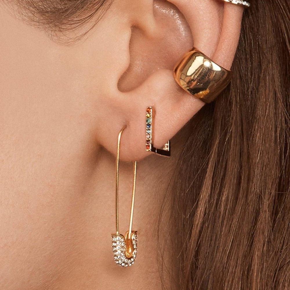 Safety Pin Earrings