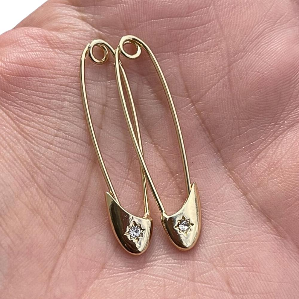 Safety Pin Earrings