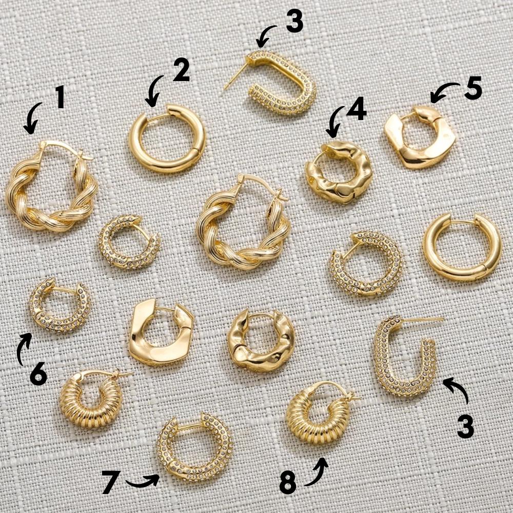 Trendy Hoop Earrings Collection