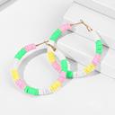  Heishi Bead Hoop Earrings