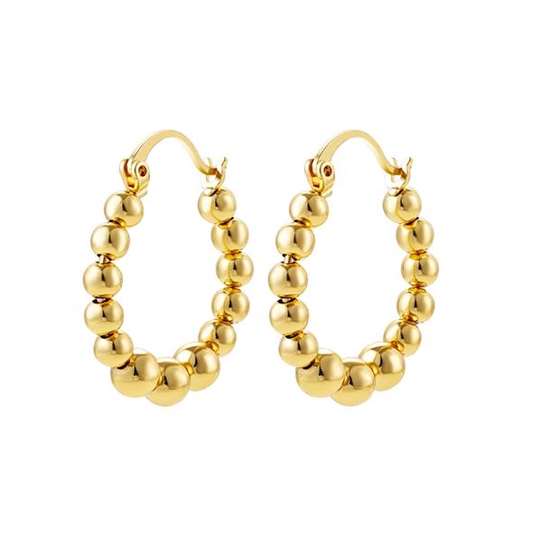 Beatrix Beaded Hoop Earrings