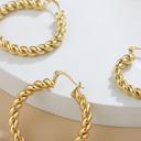  Twisted Hoop Earrings