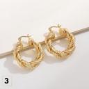  Twisted & Textured Hoop Earrings