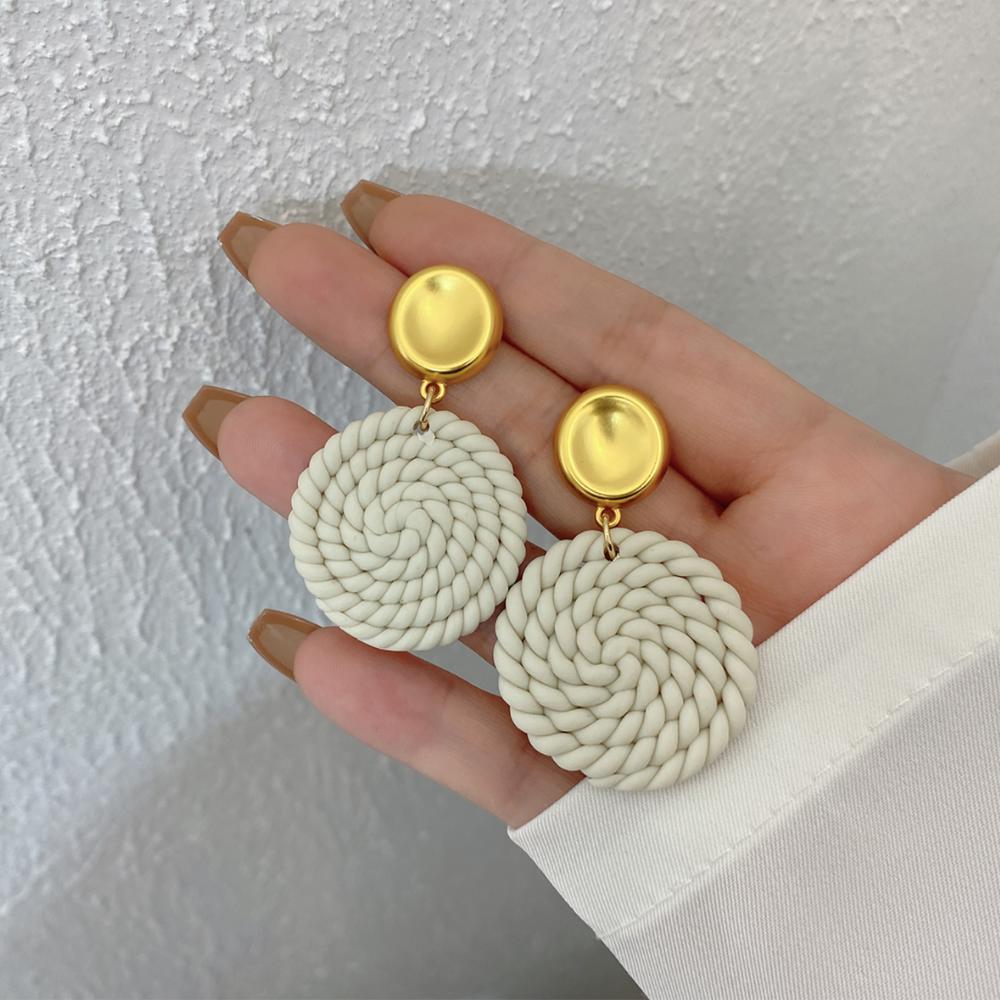 Polymer Clay Neutral Earrings