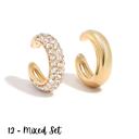 12 - Mixed Set Ear Cuff Earrings Collection