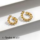 5 - Twisted Set of 2 Ear Cuff Earrings Collection