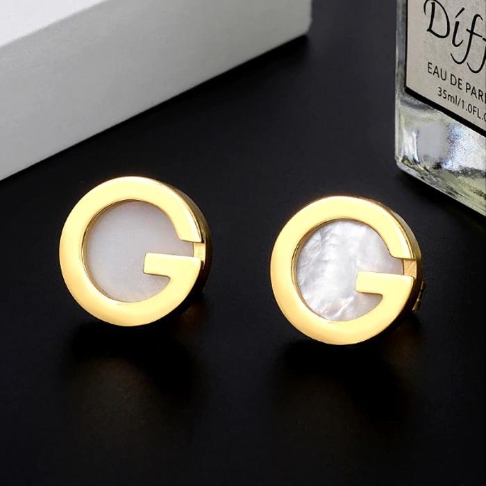 Gigi Stud Earrings - Stainless Steel