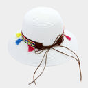  Sun Hat w/ Short Brim - White