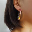  Rainbow Hoop Earrings