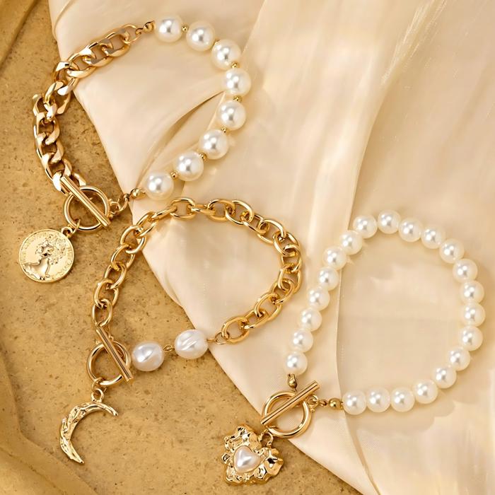 Juno Pearls Charm Bracelet Collection