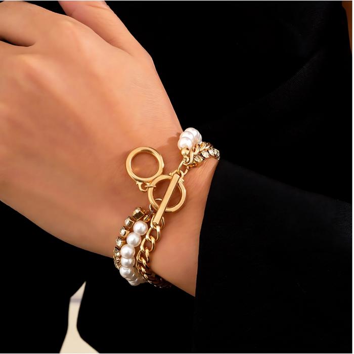 Maxima Pearls Adjustable Bracelet