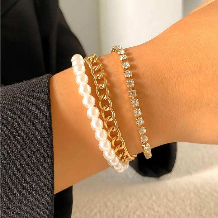 Maxima Pearls Adjustable Bracelet