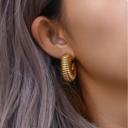  Minerva Chunky Hoop Earrings