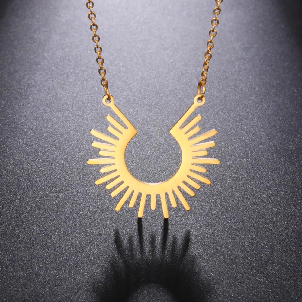 Sun Dainty Necklace - Stainless Steel