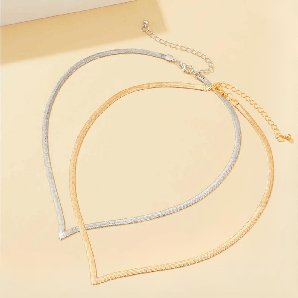 V Snake Chain Necklace