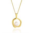  Eve Pearl Dainty Necklace - Stainless Steel