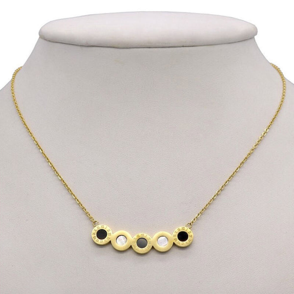 Cassia Wide Necklace - Stainless Steel