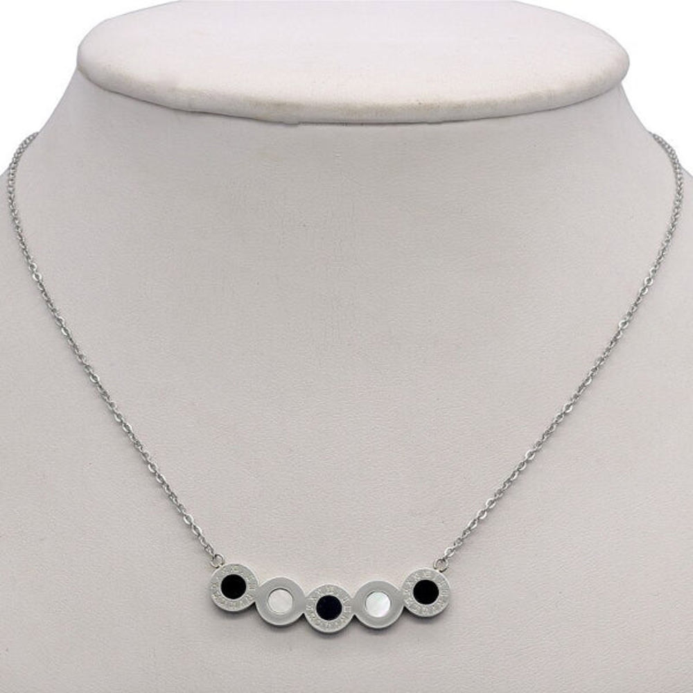 Cassia Wide Necklace - Stainless Steel