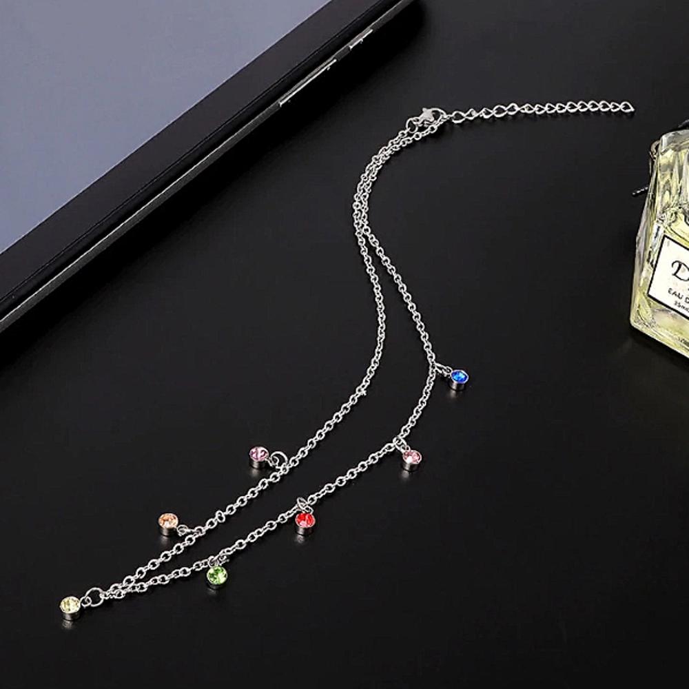 Rainbow Dainty Necklace - Stainless Steel