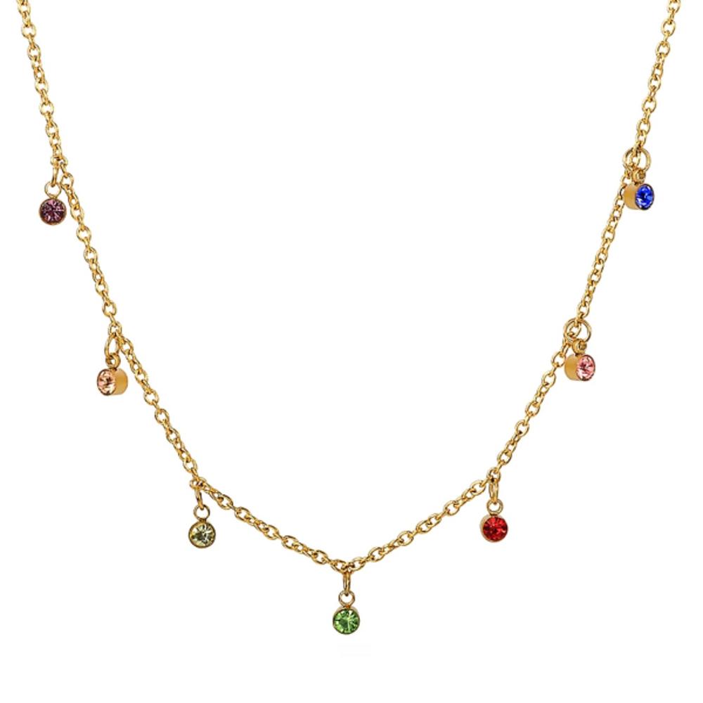 Rainbow Dainty Necklace - Stainless Steel