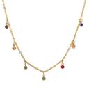  Rainbow Dainty Necklace - Stainless Steel