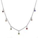  Rainbow Dainty Necklace - Stainless Steel