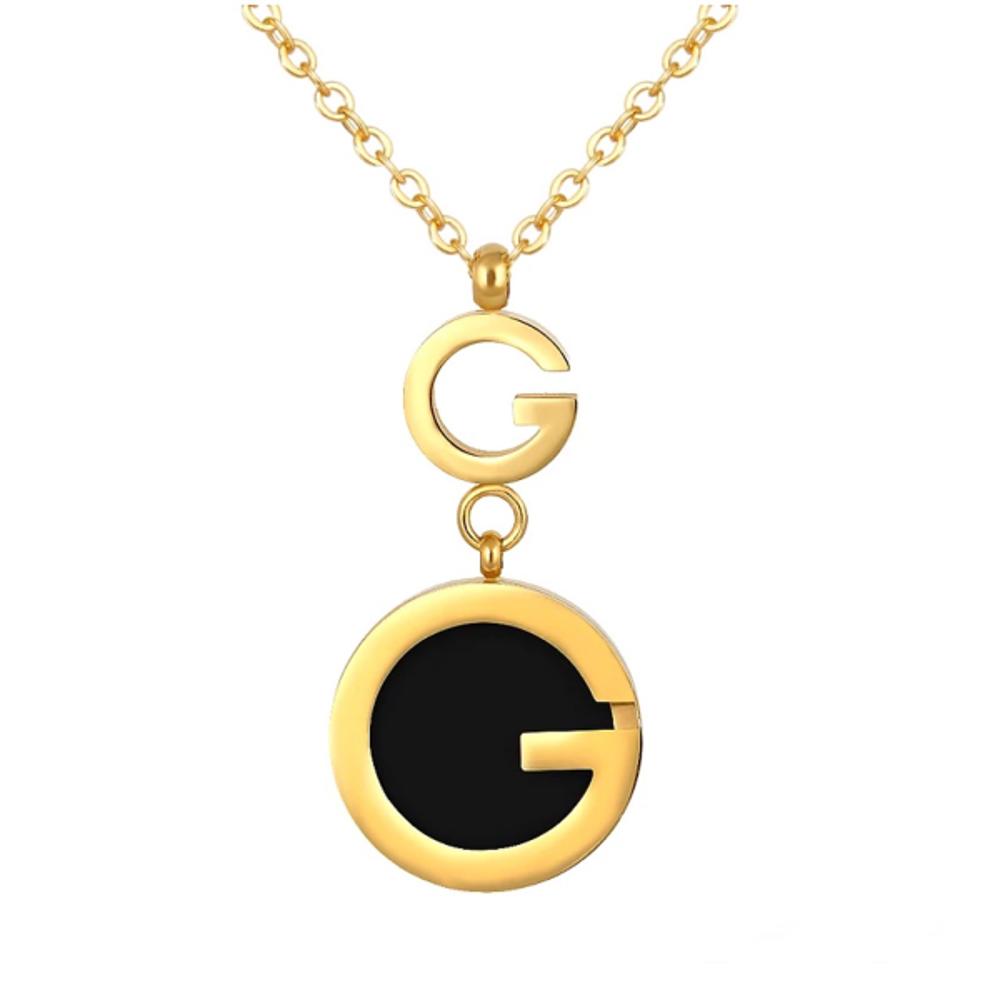 Gigi Pendant Necklace - Stainless Steel