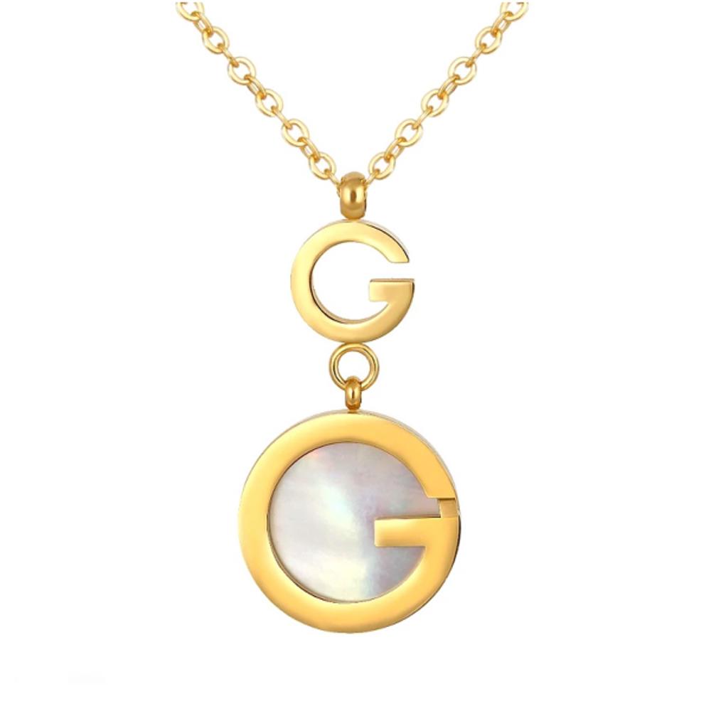 Gigi Pendant Necklace - Stainless Steel