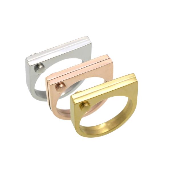 Square Ring - Stainless Steel