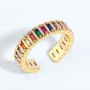  Rainbow Adjustable Ring / Midi Ring