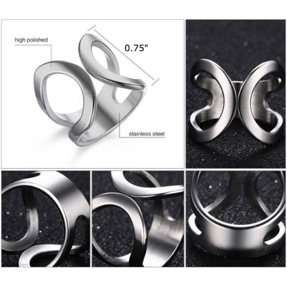 Calypso Ring - Silver - Stainless Steel