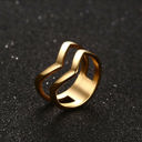  Chevron Ring - Stainless Steel