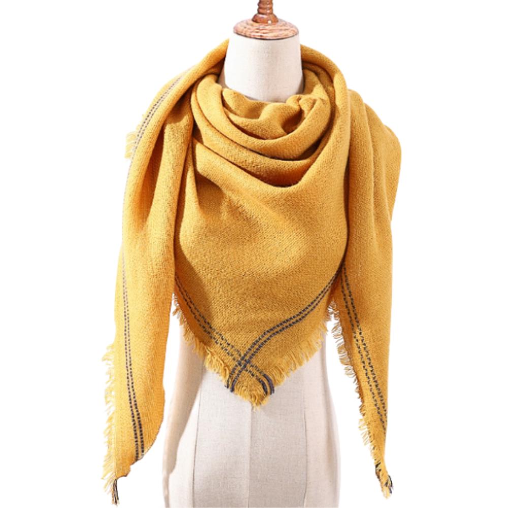 Yellow Triangle Scarf