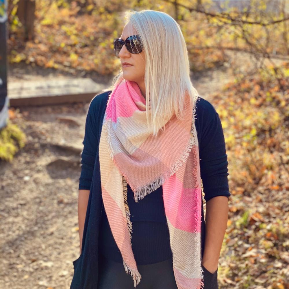 Candy Land Triangle Scarf