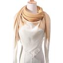  White and Yellow Triangle Scarf