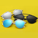  Prato Sunglasses - Silver Mirror