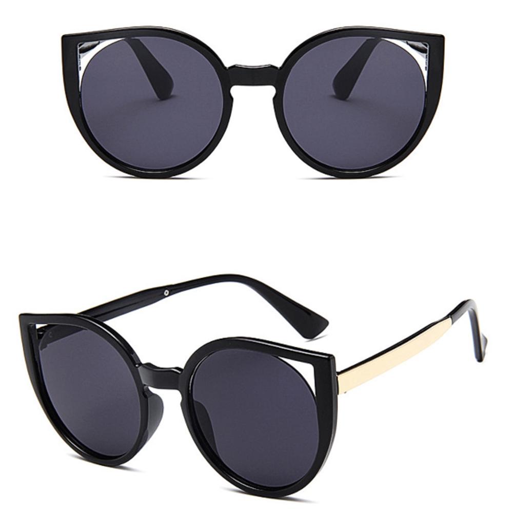 Barcelona Cat Eye Sunglasses - Black