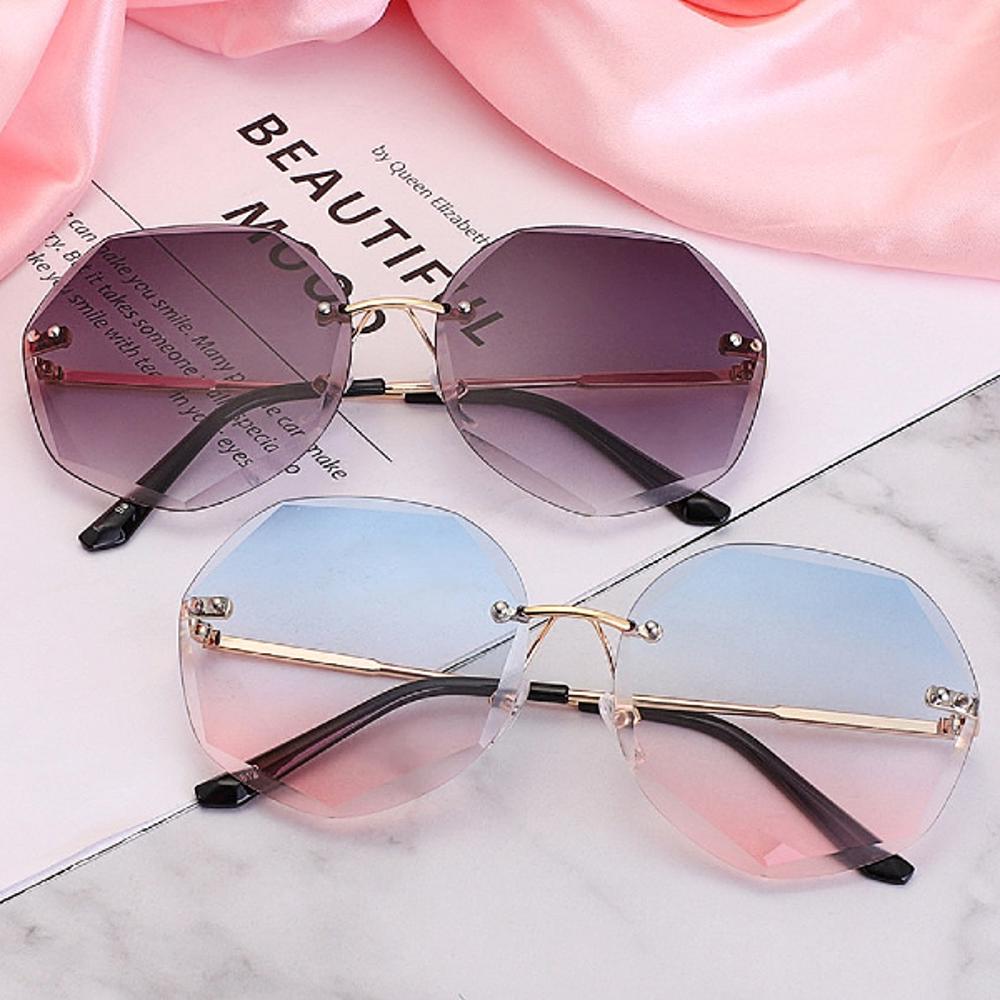 Tenerife Rimless Sunglasses - Pink