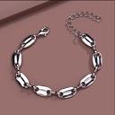 2 - Silver Freedom & Hope Link Bracelets