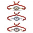  Evil Eye Adjustable Rope Bracelet