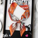  Skinny Satin Scarf - Bag Charm, Bow, Neck Tie - Scarves Collection