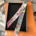  Skinny Satin Scarf - Bag Charm, Bow, Neck Tie - Scarves Collection