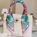  Skinny Satin Scarf - Bag Charm, Bow, Neck Tie - Scarves Collection