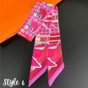  Skinny Satin Scarf - Bag Charm, Bow, Neck Tie - Scarves Collection