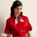  Skinny Satin Scarf - Bag Charm, Bow, Neck Tie - Scarves Collection
