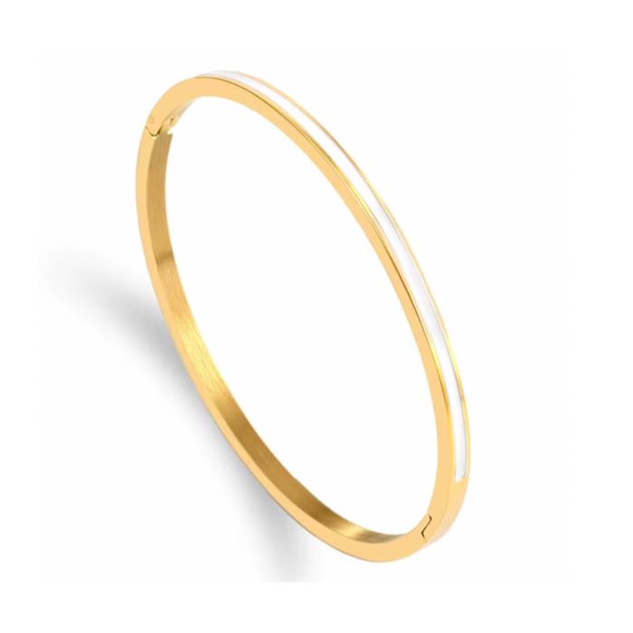 Eternity Bangle Bracelet Collection - Stainless Steel