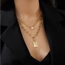  Dayana Layered Necklace Set - Stainless Steel