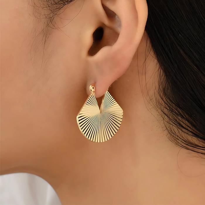 Yara Slim Gold Tone Earrings