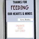 (4) Chick Fil A Gift Card Holders (4) Pack Personalized Teacher Gift Card Holders 