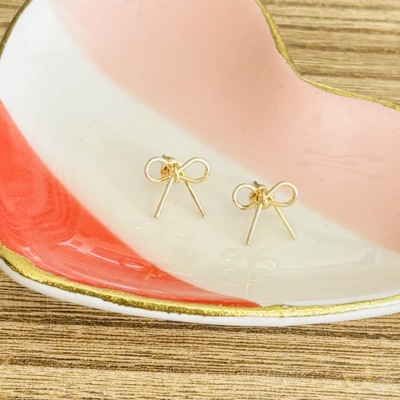 On Trend Dainty Bow Earrings